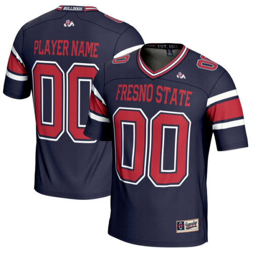 Fresno State Bulldogs GameDay Greats NIL Pick-A-Player Football Jersey - Blue - Lynsiley