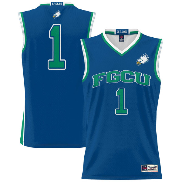 #1 Florida Gulf Coast Eagles GameDay Greats Lightweight Basketball Jersey - Blue - Lynsiley