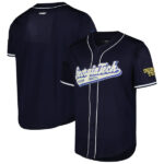 Georgia Tech Yellow Jackets Pro Standard Mesh Full-Button Replica Baseball Jersey - Navy - Lynsiley