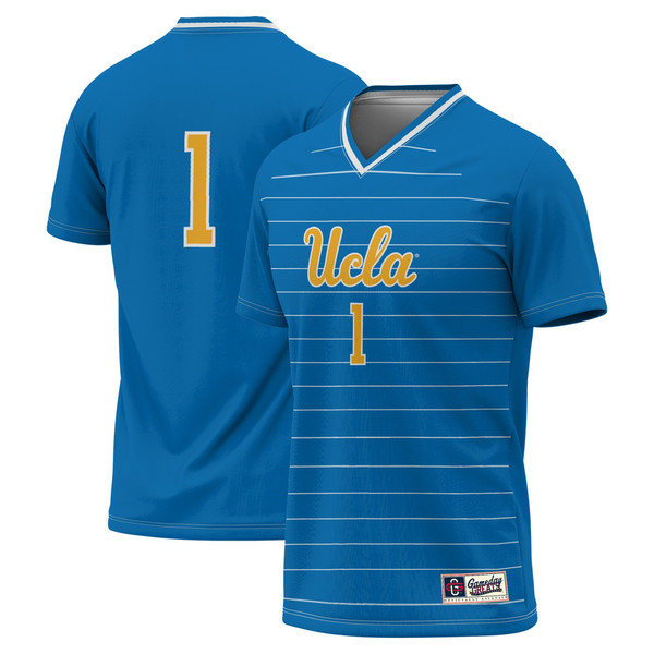 #1 UCLA Bruins GameDay Greats Youth Lightweight Soccer Fashion Jersey - Blue - Lynsiley