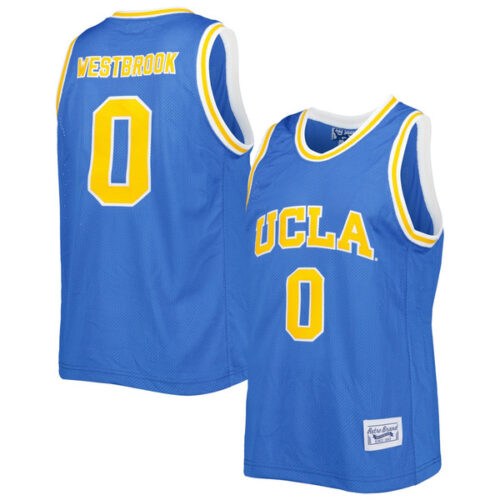 Russell Westbrook UCLA Bruins Original Retro Brand Alumni Basketball Jersey - Blue - Lynsiley