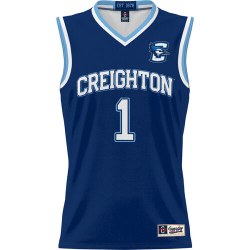 #1 Creighton Bluejays GameDay Greats Unisex Lightweight Basketball Jersey - Blue - Lynsiley