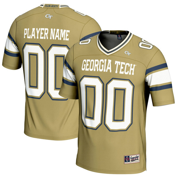 Georgia Tech Yellow Jackets GameDay Greats Youth NIL Pick-A-Player Football Jersey - Navy - Lynsiley