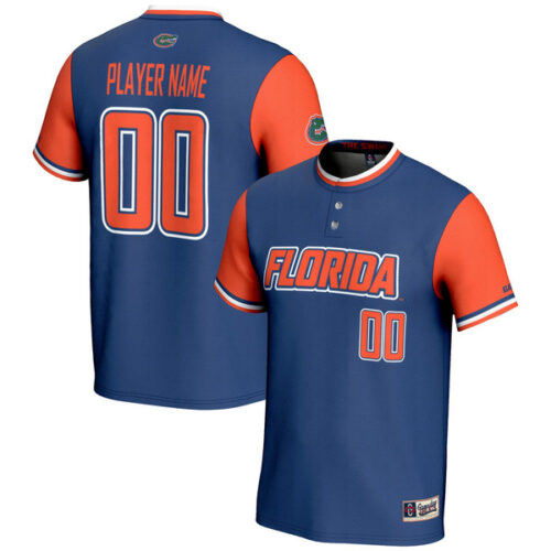 Florida Gators GameDay Greats Youth NIL Pick-A-Player Lightweight Softball Jersey - Blue - Lynsiley