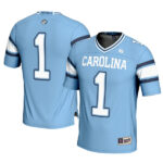 North Carolina Tar Heels GameDay Greats Youth #1 Football Jersey - Carolina Blue - Lynsiley