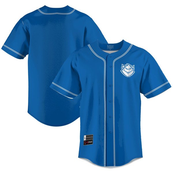 Saint Louis Billikens GameDay Greats Lightweight Baseball Jersey - Blue - Lynsiley