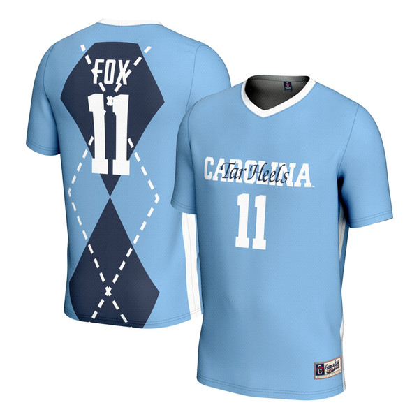 Emily Fox North Carolina Tar Heels GameDay Greats Unisex Women's Soccer Fashion Jersey - Carolina Blue - Lynsiley