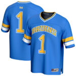 #1 UCLA Bruins GameDay Greats Unisex Lightweight Collegiate Football Fashion Jersey - Blue - Lynsiley