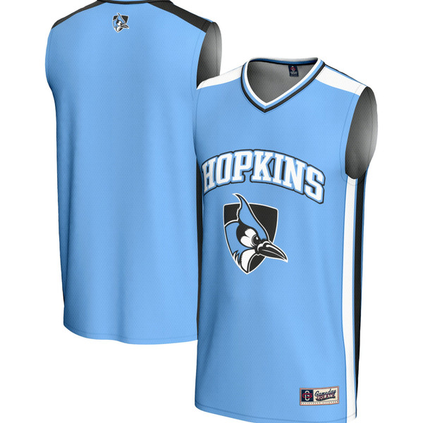 Johns Hopkins Blue Jays GameDay Greats Spirit Basketball Jersey - Light Blue - Lynsiley