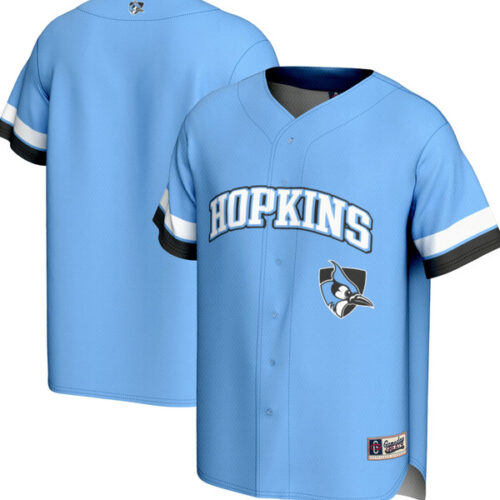 Johns Hopkins Blue Jays GameDay Greats Spirit Baseball Jersey - Light Blue - Lynsiley