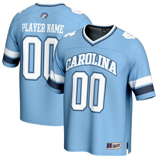 North Carolina Tar Heels GameDay Greats Youth NIL Pick-A-Player Football Fashion Jersey - Carolina Blue - Lynsiley