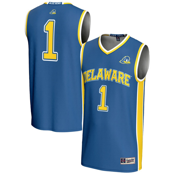 #1 Delaware Fightin' Blue Hens GameDay Greats Lightweight Basketball Jersey - Blue - Lynsiley