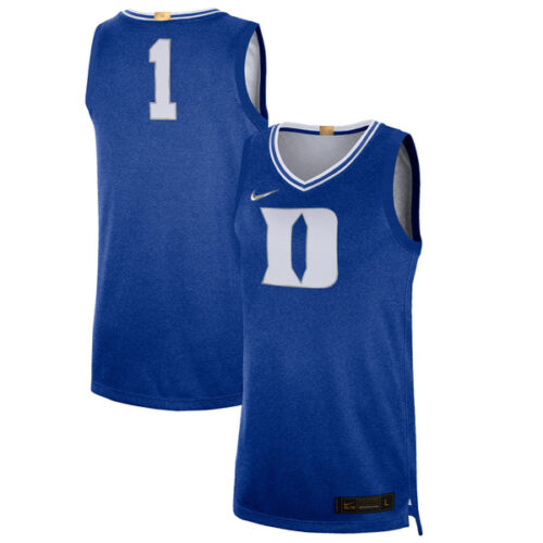 #1 Duke Blue Devils Nike 100th Anniversary Rivalry Limited Basketball Jersey - Royal - Lynsiley