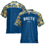 Big Sandy Community and Technical College ProSphere Youth Camo Football Jersey - Blue - Lynsiley