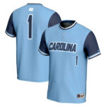 #1 North Carolina Tar Heels GameDay Greats Unisex Lightweight Softball Jersey - Carolina Blue - Lynsiley