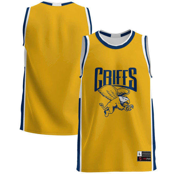 Canisius College Golden Griffins GameDay Greats Lightweight Basketball Jersey - Blue - Lynsiley