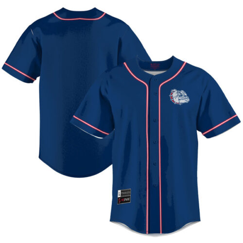 Gonzaga Bulldogs GameDay Greats Lightweight Baseball Jersey - Blue - Lynsiley