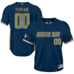 Georgia Tech Yellow Jackets GameDay Greats NIL Pick-A-Player Lightweight Baseball Jersey - Navy - Lynsiley