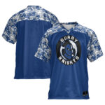 Surry Community College ProSphere Youth Camo Football Jersey - Blue - Lynsiley