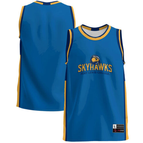 Fort Lewis College Skyhawks GameDay Greats Lightweight Basketball Jersey - Blue - Lynsiley