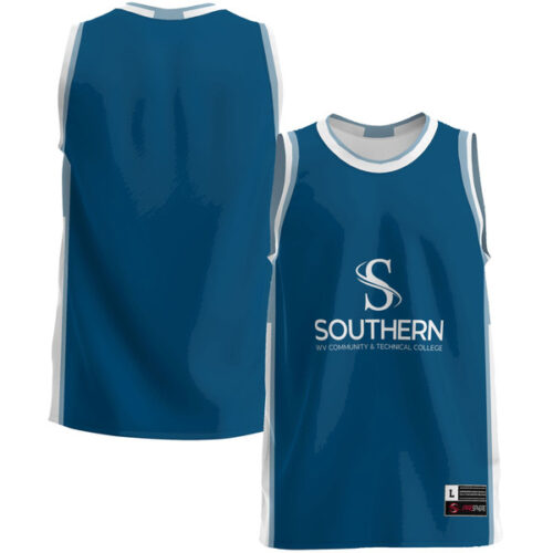 Southern West Virginia Community and Technical College GameDay Greats Lightweight Basketball Jersey - Blue - Lynsiley