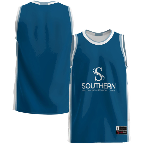 Southern West Virginia Community and Technical College GameDay Greats Lightweight Basketball Jersey - Blue - Lynsiley