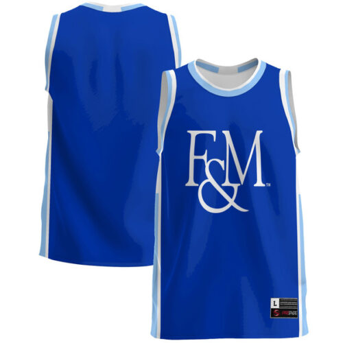 Franklin & Marshall Diplomats GameDay Greats Lightweight Basketball Jersey - Blue - Lynsiley