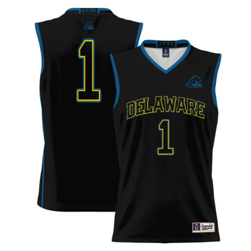 #1 Delaware Fightin' Blue Hens GameDay Greats Youth Lightweight Basketball Jersey - Black - Lynsiley