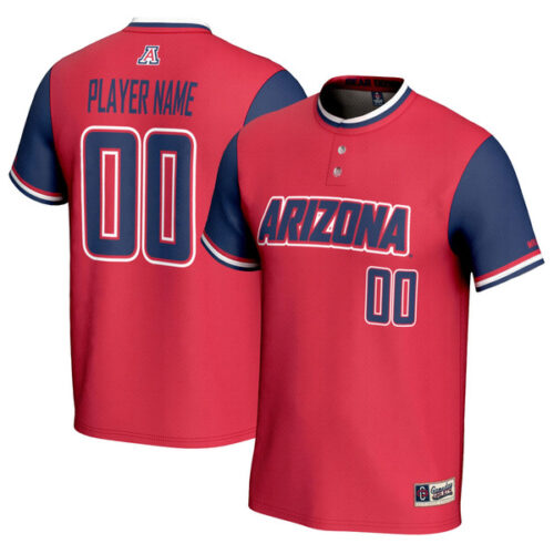 Arizona Wildcats GameDay Greats Unisex NIL Pick-A-Player Lightweight Softball Jersey - Red - Lynsiley