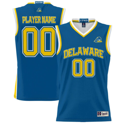 Delaware Fightin' Blue Hens GameDay Greats Youth NIL Pick-A-Player Lightweight Basketball Jersey - Royal - Lynsiley