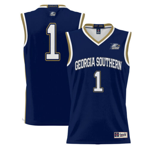 #1 Georgia Southern Eagles GameDay Greats Youth Lightweight Basketball Jersey - Blue - Lynsiley