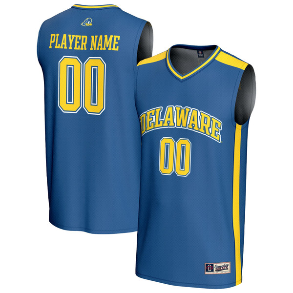 Delaware Fightin' Blue Hens GameDay Greats Youth NIL Pick-A-Player Lightweight Basketball Fashion Jersey - Royal - Lynsiley