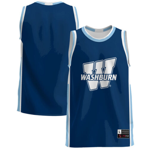 Washburn Ichabods GameDay Greats Lightweight Basketball Jersey - Blue - Lynsiley