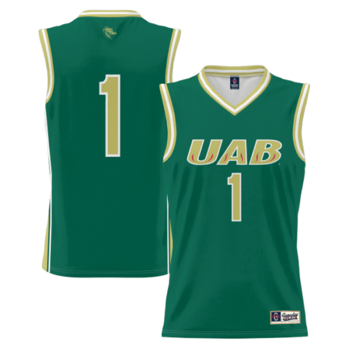 #1 UAB Blazers GameDay Greats Lightweight Basketball Jersey - Green - Lynsiley