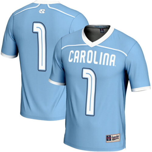 #1 North Carolina Tar Heels GameDay Greats Lightweight Men's Lacrosse Jersey - Carolina Blue - Lynsiley