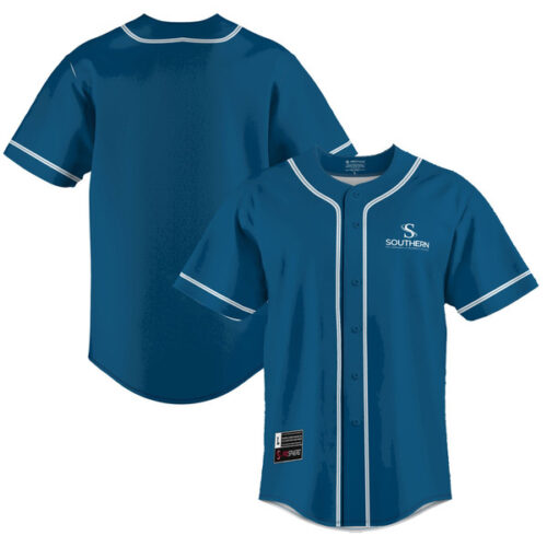 Southern West Virginia Community and Technical College GameDay Greats Lightweight Baseball Jersey - Blue - Lynsiley