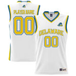 Delaware Fightin' Blue Hens GameDay Greats Youth NIL Pick-A-Player Lightweight Basketball Jersey - White - Lynsiley