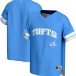 Tufts University Jumbos GameDay Greats Spirit Baseball Jersey - Blue - Lynsiley