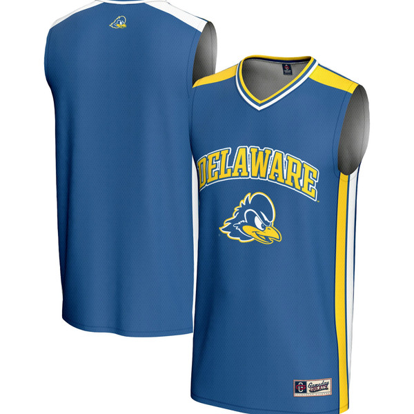 Delaware Fightin' Blue Hens GameDay Greats Youth Spirit Basketball Jersey - Royal - Lynsiley