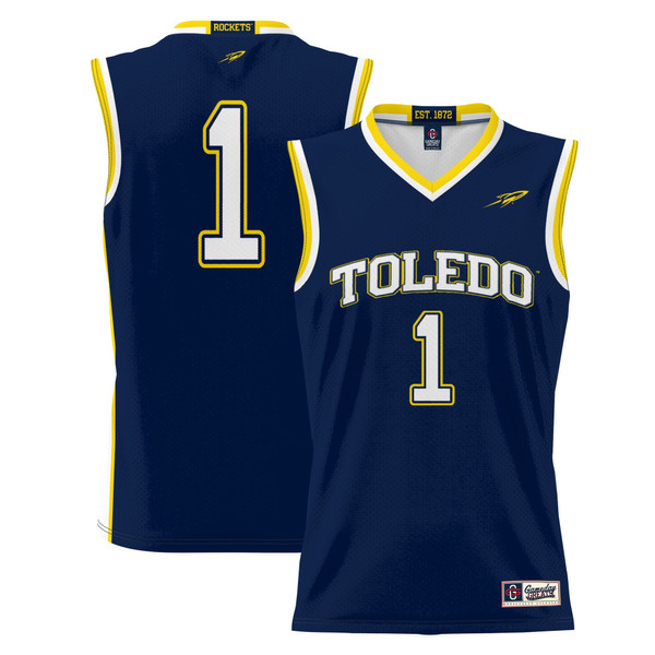 #1 Toledo Rockets GameDay Greats Youth Lightweight Basketball Jersey - Blue - Lynsiley