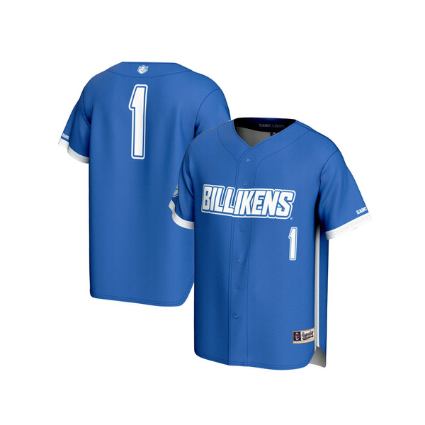 #1 Saint Louis Billikens GameDay Greats Unisex Lightweight Baseball Fashion Jersey - Blue - Lynsiley