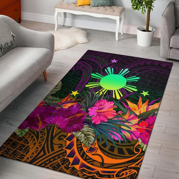 The Phillipines Area Rug Summer Hibiscus - Lynsiley