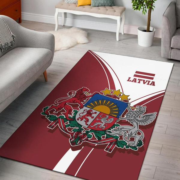 Latvia Area Rug - Latvian Pride - Lynsiley
