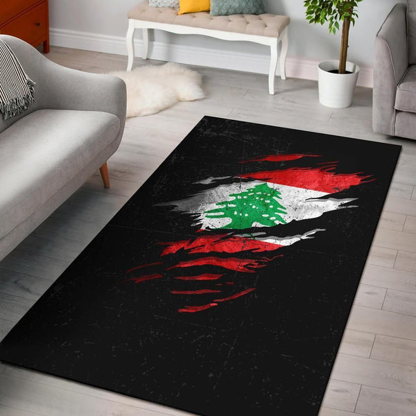 Lebanon In Me Area Rug - Special Grunge Style - Lynsiley