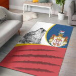 Serbia Area Rug Flag Of Serbia - Lynsiley