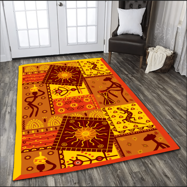 Africa Area Rug African Patterns Ver10 - Lynsiley