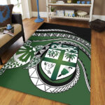 Polynesian Home Set Fiji Masi Turtle Area Rug - Lynsiley