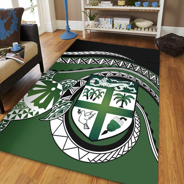 Polynesian Home Set Fiji Masi Turtle Area Rug - Lynsiley