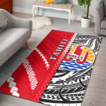 Tahiti Unique Area Rug Polynesia Pattern - Lynsiley