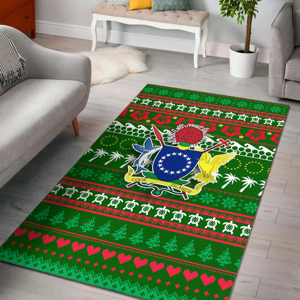 Cook Islands Christmas Area Rug - Ugly Christmas - Lynsiley